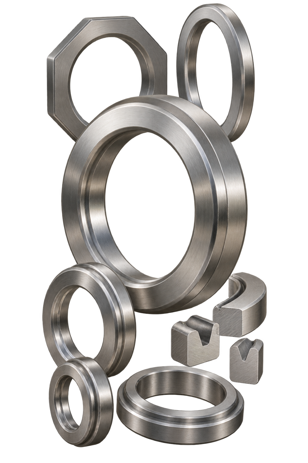 Guarnizioni metalliche in acciaio sovrapposte