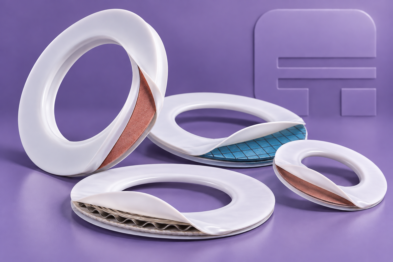 guarnizioni industriali con Involucro esterno in PTFE